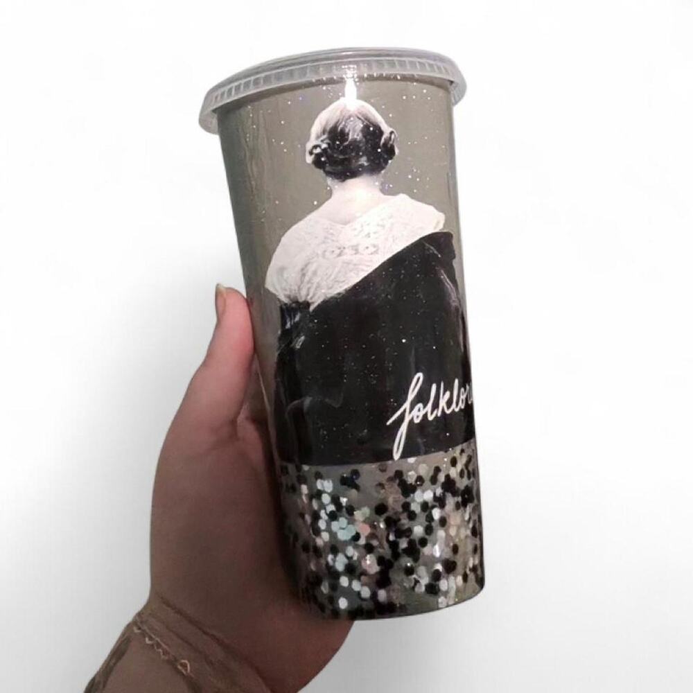 Taylor Swift Inspired folklore "cardigan" Tumbler - Handmade - Swift
